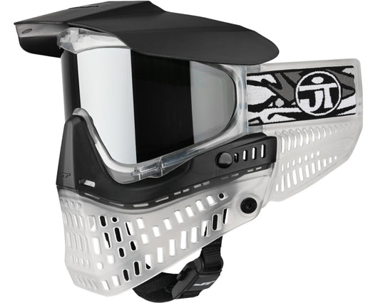 JT ProFlex Paintball Mask - Ice Series Clear w/ Prizm Chrome Lens | Jt Paintball Mask/Goggle