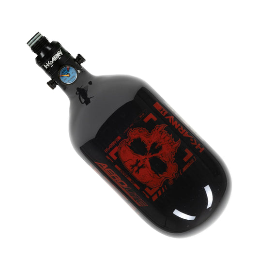 36ci / 4500Psi - Doom - Extra Lite Carbon Fiber Tank - Pro V2 Reg - Black/Red