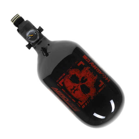 36ci / 4500Psi - Doom - Extra Lite Carbon Fiber Tank - Standard Reg - Black/Red