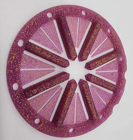 KM Rotor 2.0 Spine Feed System - Pink/Gold Sparkle