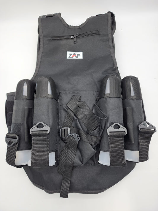 East Coast 11 Pod Harness / Tactical Vest | Fully Adjustable Fit | Black