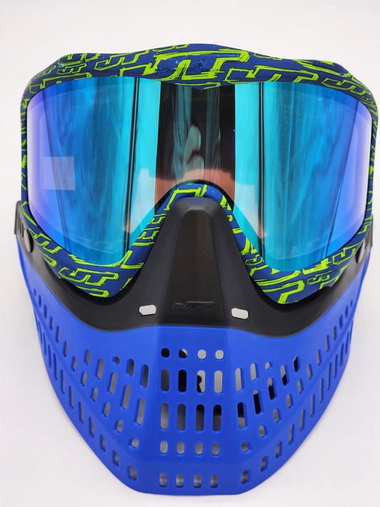 Jt Proflex LE Grunge Green/Navy Custom | Paintball Mask - Goggle