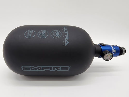 Empire Ultra Light Tank | 68ci | with Flo Pro Regulator - Blue
