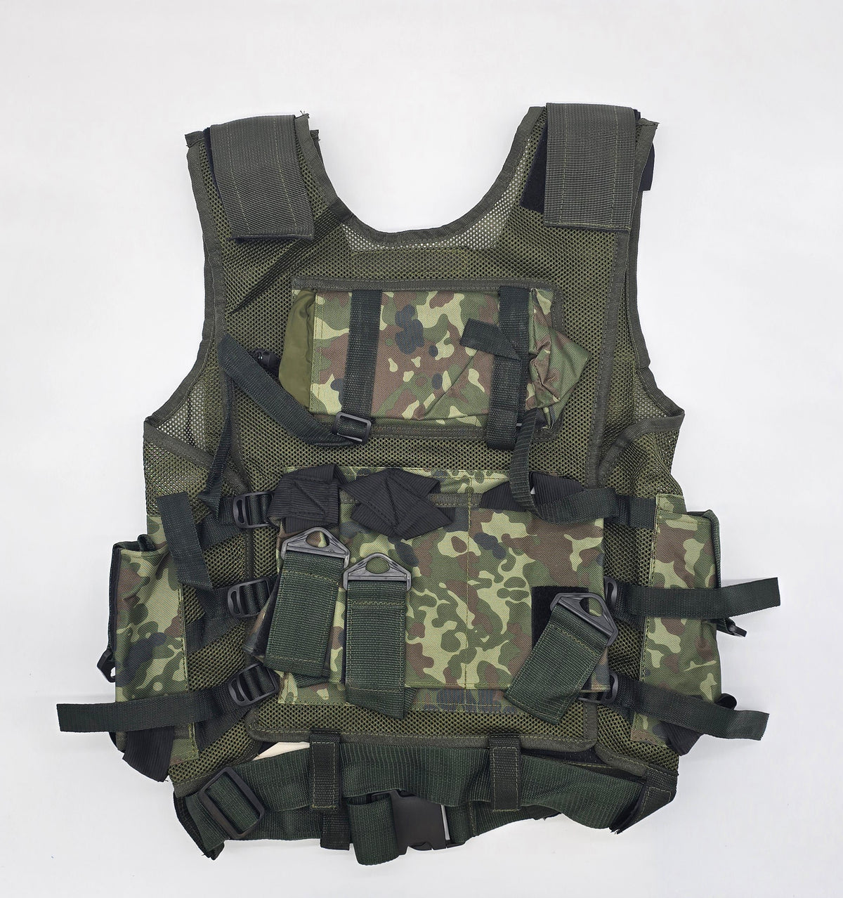 9 Pod Harness / Tactical Vest | Fully Adjustable Fit | Camo