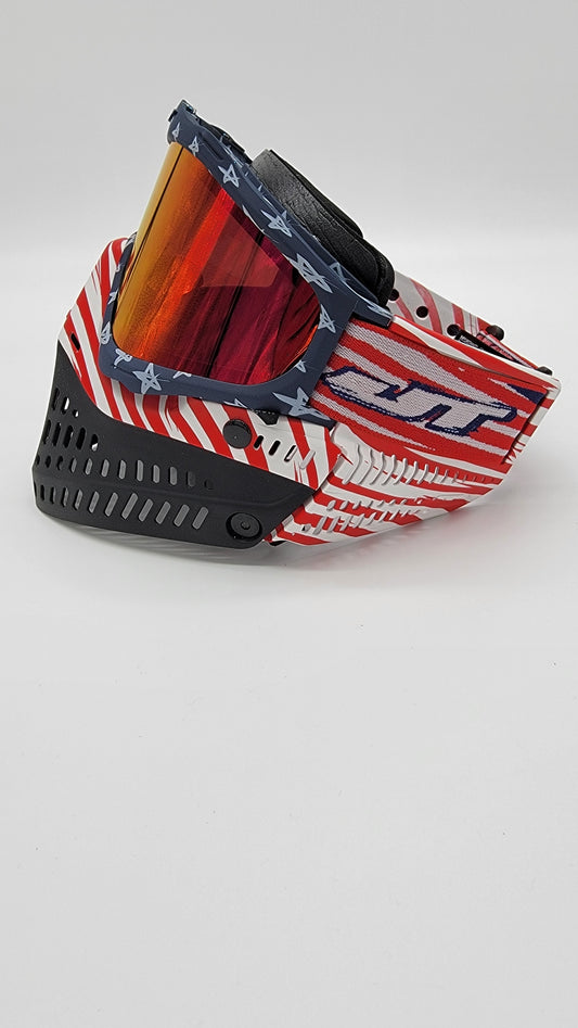 JT Proflex Stars & Stripes Paintball Mask with Goggles