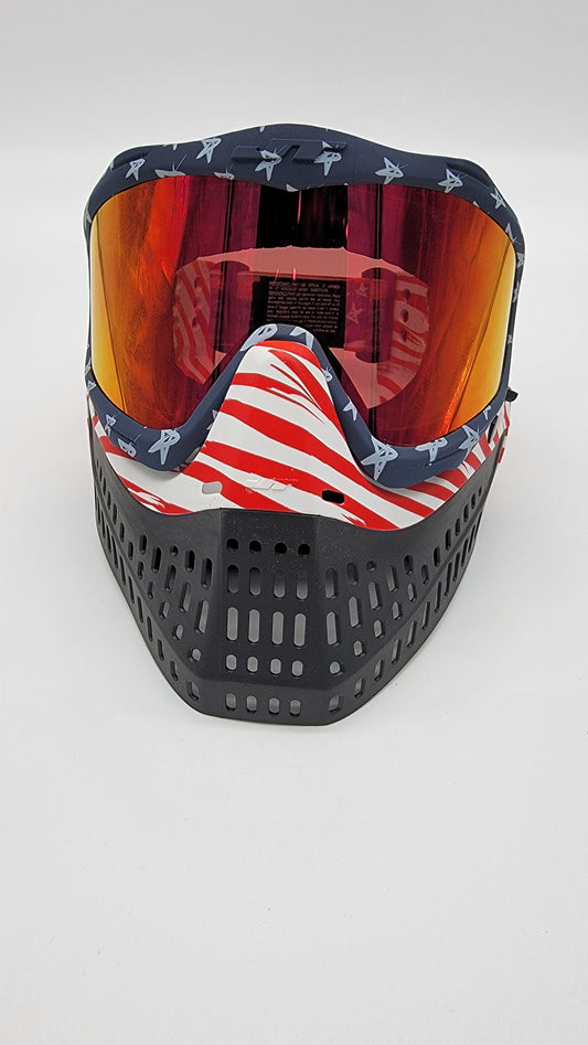 JT Proflex Stars & Stripes Paintball Mask with Goggles