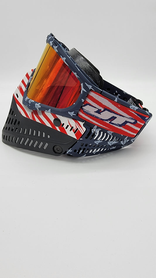 JT Proflex Stars & Stripes Paintball Mask with Goggles