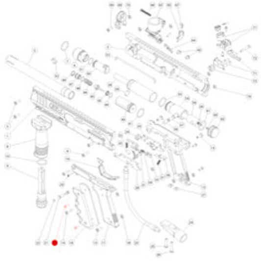 Marker Parts - SW-1 Part# 17 Grip Screw
