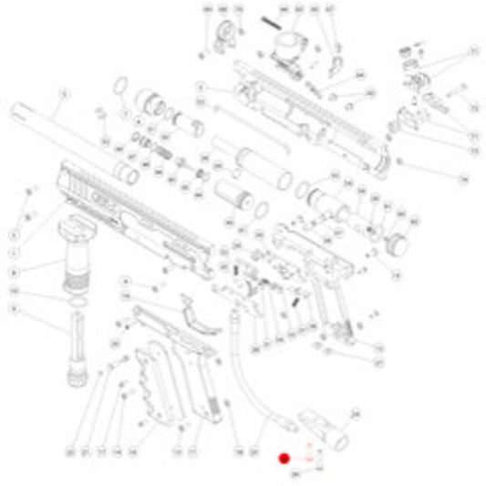 Marker Parts - SW-1 Part# 25 Short ASA Screw