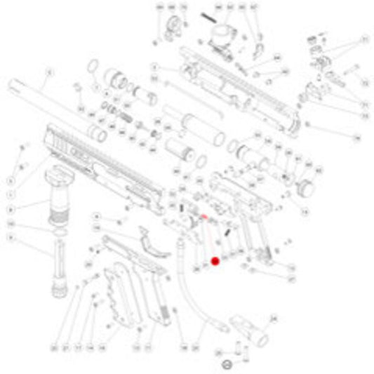 Marker Parts - SW-1 Part# 34 Trigger Catch Spring