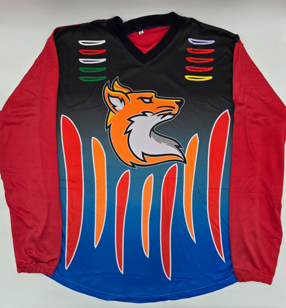 black & orange fox | Paintball Practice Jersey