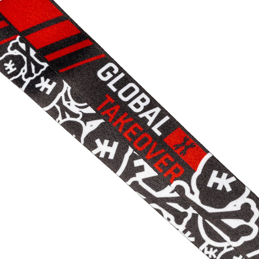 Lanyard - Skulls Red