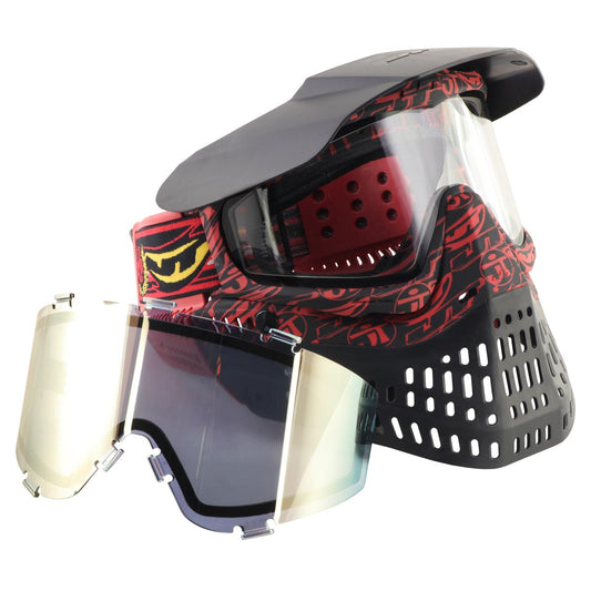 JT Proflex 40th Anniversary Goggle w Clear and Gold Lens | Paintball Mask - Goggle