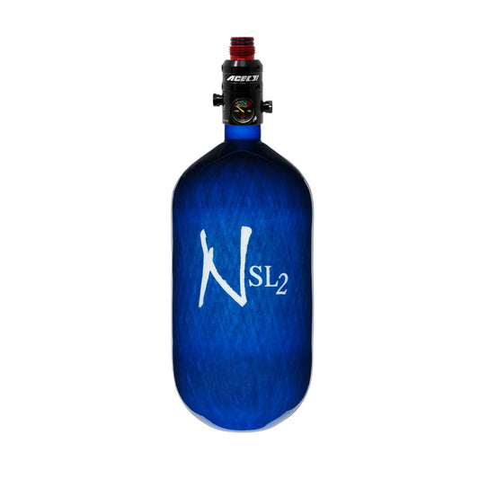 Ninja 77/4500 SL2 | SUPER LITE 2 BLUE 77 | Carbon Fiber Paintball Tank