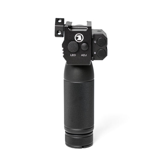 Tactical Vertical Grip With Blue and Green Lasers and 1000 Lumen Flashlight