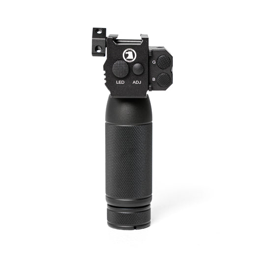 Tactical Vertical Grip With Blue and Green Lasers and 1000 Lumen Flashlight