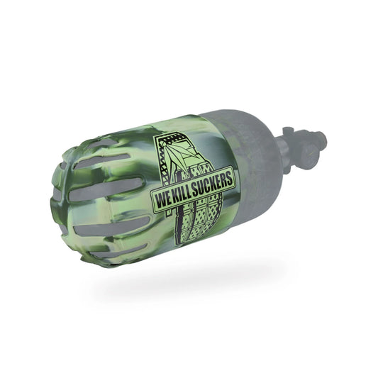 Bunkerkings - Knuckle Butt Paintball Air Tank Cover - WKS Grenade - Camo