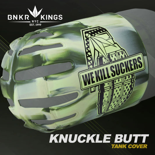 Bunkerkings - Knuckle Butt Paintball Air Tank Cover - WKS Grenade - Camo