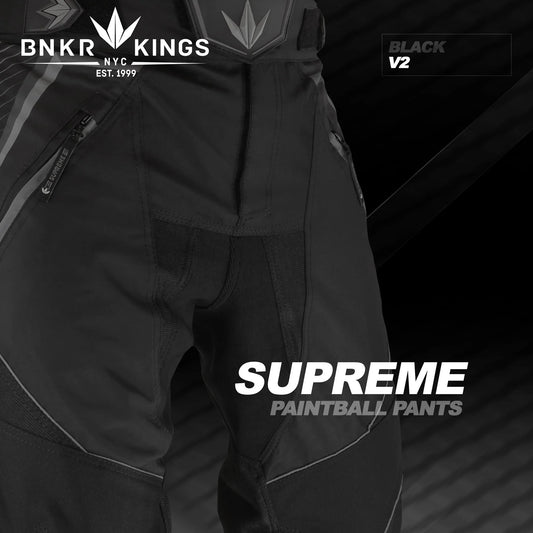 Bunkerkings V2 Supreme Paintball Pants - Black