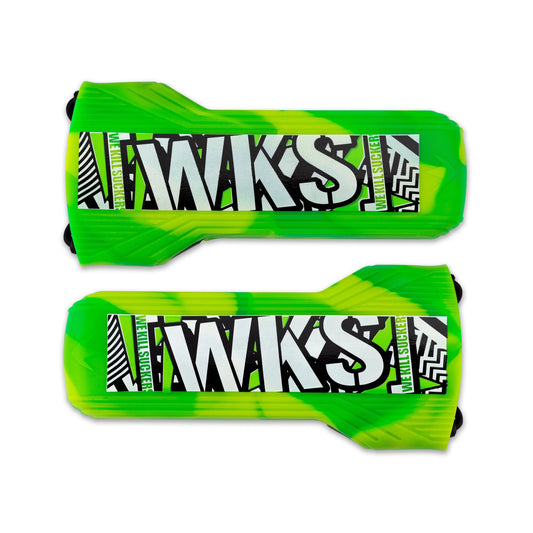 Bunkerkings - Evalast Paintball Barrel Cover - Shred - Lime