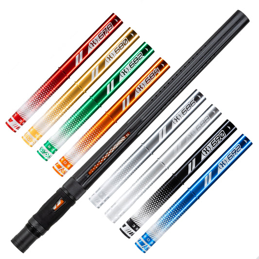 LAZR Elite Nova Barrel Kit - 15' Dust Black - Colored Inserts - Cocker Threads