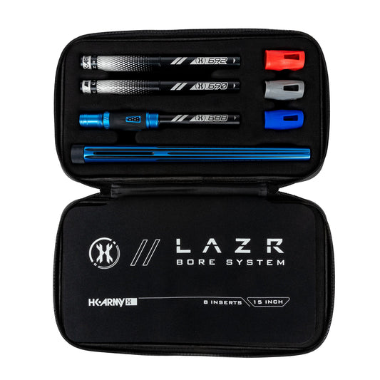 LAZR Elite Nova Barrel Kit - 15' Blue/Black - Black Inserts - Cocker Threads