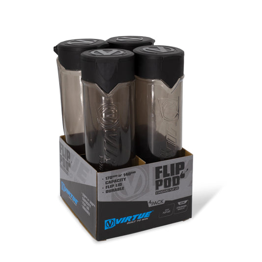 Virtue Flip 140 Round Pods - 4-Pack | Smoke