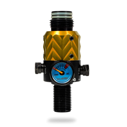 AEROLITE ELITE PRO REG - FOSSIL - GOLD | output pressure 450-650psi | HK Air Tank Regulator