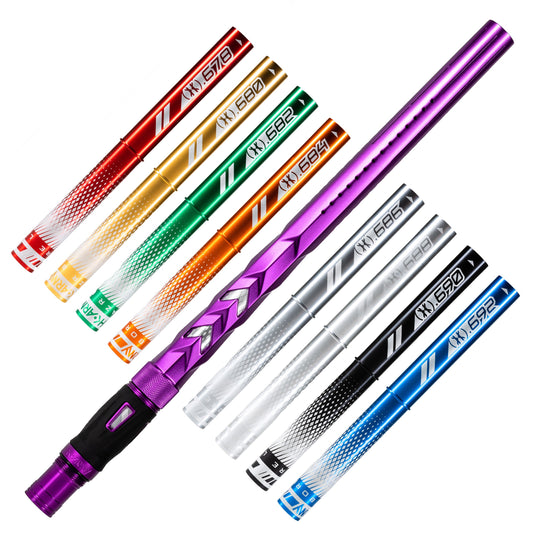 LAZR Elite Fossil Barrel Kit - 15' Dust Purple - Colored Inserts - Cocker Threads
