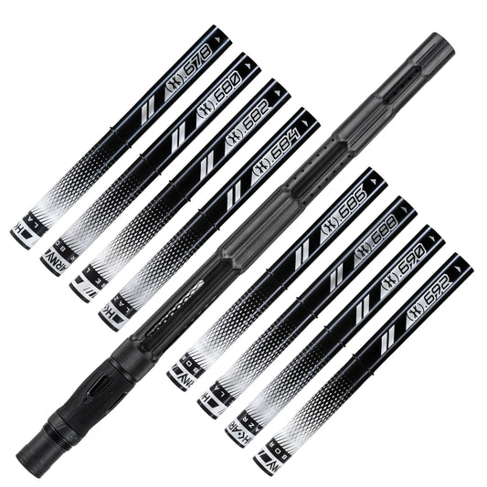 LAZR Elite Fractal Barrel Kit - 15' Dust Black/Black Inserts - Cocker Threads