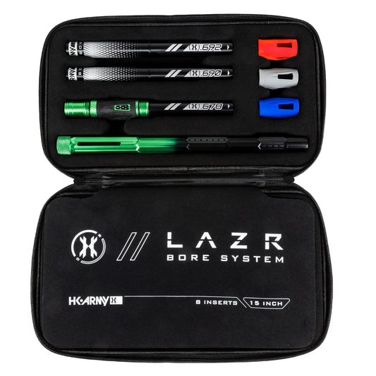 LAZR Elite Fractal Barrel Kit - 15' Green/Black Black Inserts - Cocker Threads