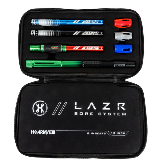 LAZR Elite Fractal Barrel Kit - 15' Green/Black Colored Inserts - Cocker Threads