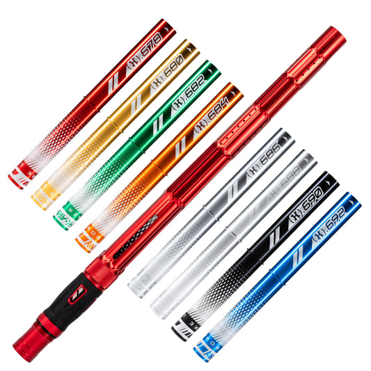 LAZR Elite Fractal Barrel Kit - 15' Dust Red/Colored Inserts - Cocker Threads