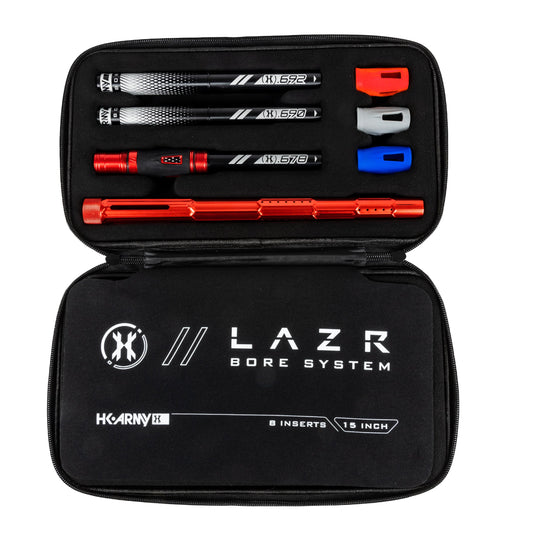 LAZR Elite Fractal Barrel Kit - 15' Dust Red/Black Inserts - Cocker Threads