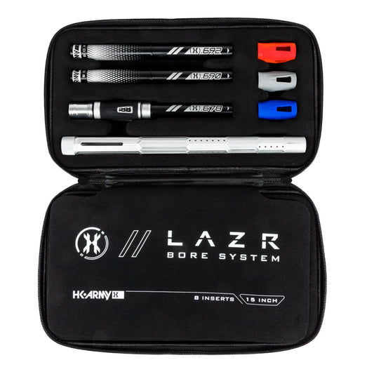 LAZR Elite Fractal Barrel Kit - 15' Dust Silver/Black Inserts - Cocker Threads