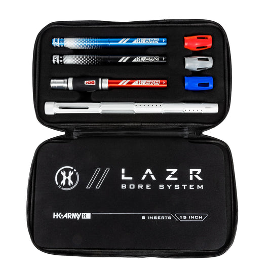 LAZR Elite Fractal Barrel Kit - 15' Dust Silver/Colored Inserts - Cocker Threads