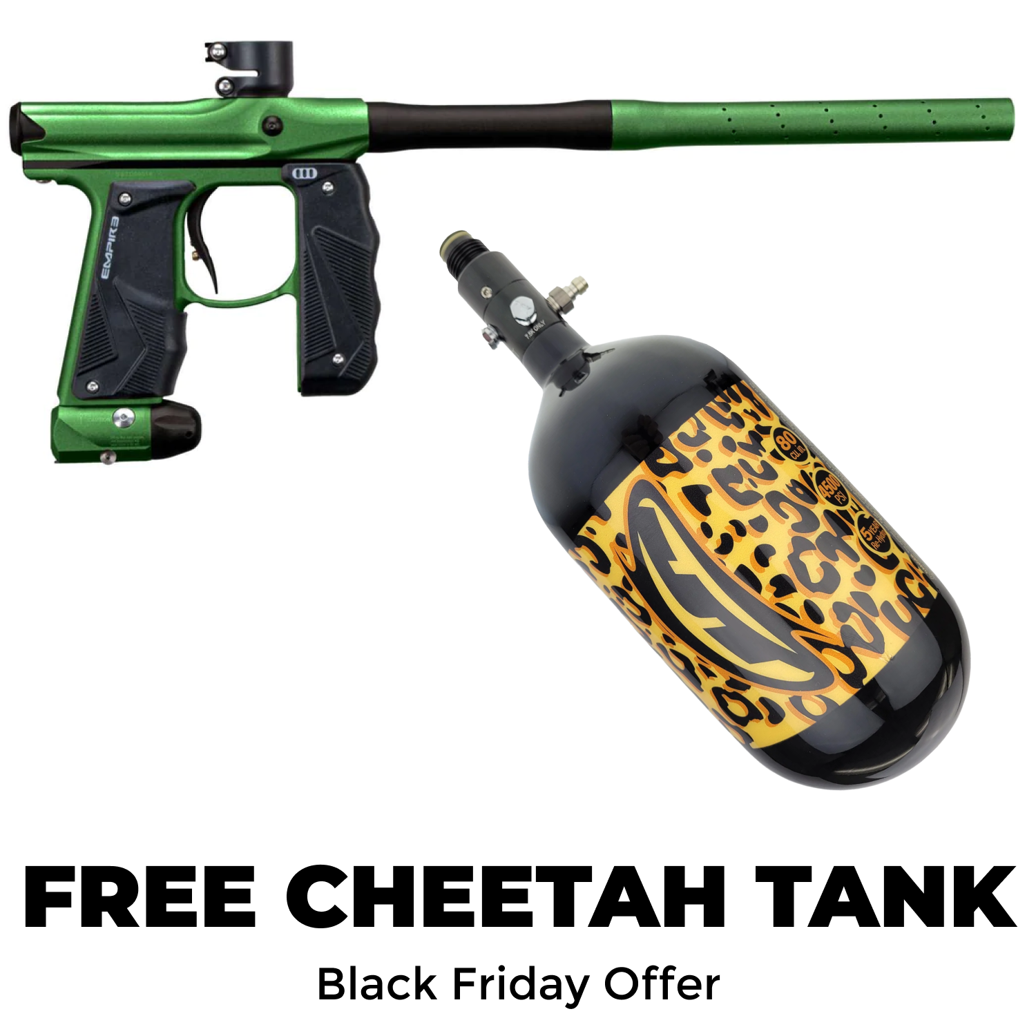 Empire Mini GS Paintball Marker NEW Dust Green / Dust Black Paintb