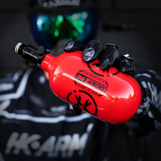 36ci / 4500Psi - Icon - Extra Lite Carbon Fiber Tank - Standard Reg - Red