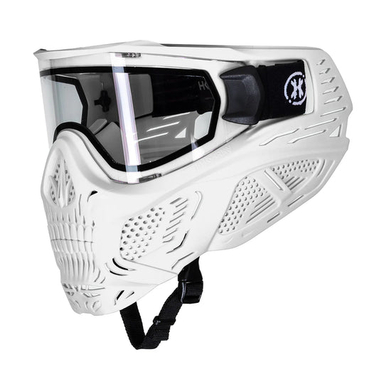 HSTL Skull Goggle - White w/ Clear Lens | Paintball Goggle | Mask | Hk Army