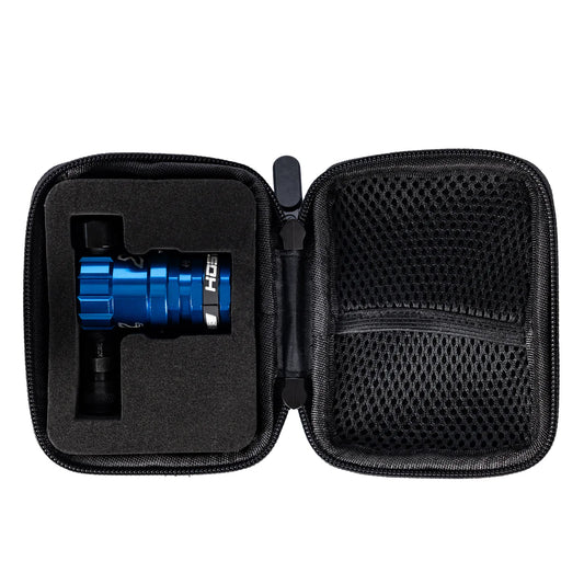 Hostile® XLP Regulator - Side Port Quick-Disconnect - Blue