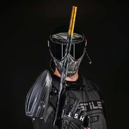 LAZR Elite Orbit Barrel Tip - Black/Gold Fade