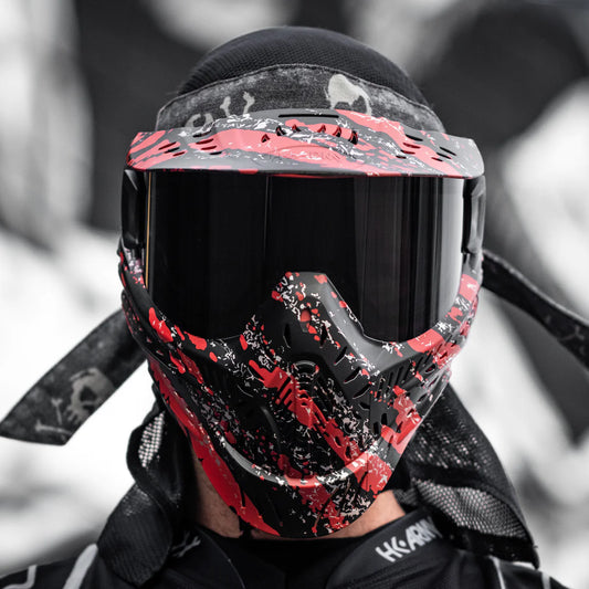 HSTL Goggle | Fracture Black/Red | Paintball & Airsoft Goggle