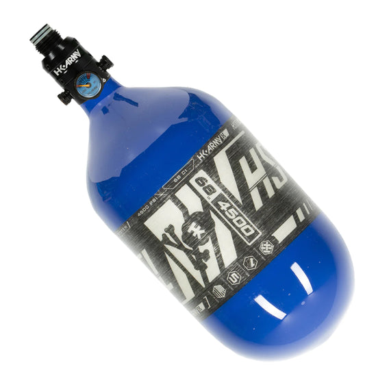 68ci / 4500Psi - HSTL - Carbon Fiber Tank - Pro V2 Reg - Blue