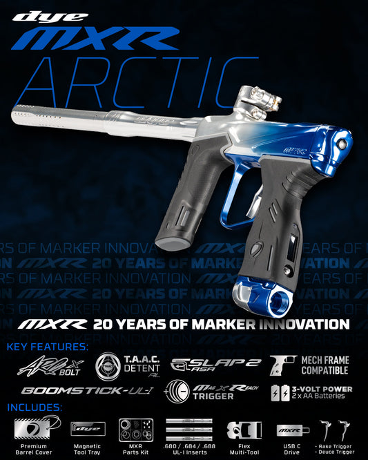 DYE MXR ARCTIC - CLEAR/BLUE FADE POLISH