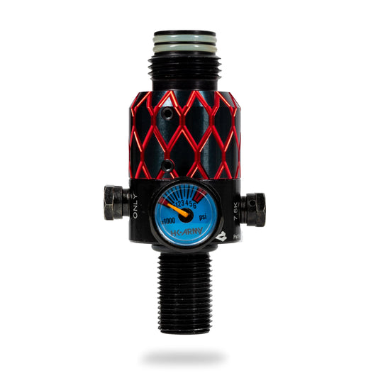 AEROLITE ELITE PRO REG - NEXUS - BLACK/RED | output pressure 450-650psi | HK Air Tank Regulator