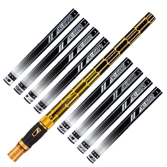 LAZR Elite Nexus Barrel Kit - 15' Gold/Black Black Inserts - Cocker Threads