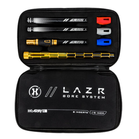 LAZR Elite Nexus Barrel Kit - 15' Gold/Black Black Inserts - Cocker Threads
