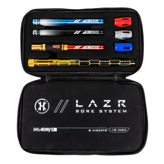 LAZR Elite Nexus Barrel Kit - 15' Gold/Black Colored Inserts - Cocker Threads