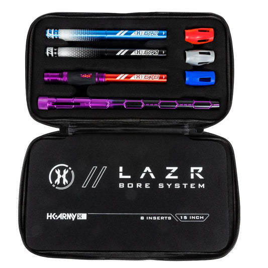 LAZR Elite Nexus Barrel Kit - 15' Purple/Black Colored Inserts - Cocker Threads