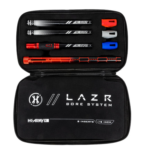 LAZR Elite Nexus Barrel Kit - 15' Red/Black Black Inserts - Cocker Threads